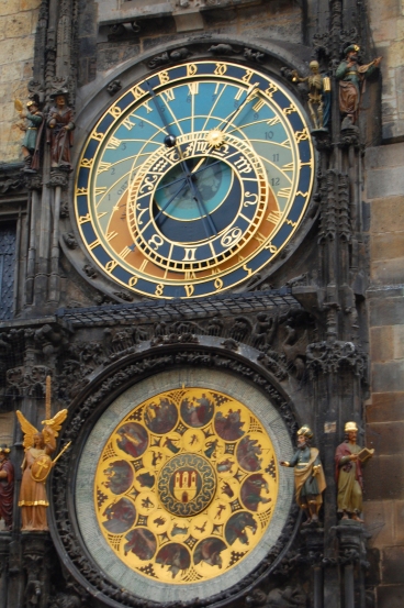 Astronomical Clock in Old City Square, Prague, Czech Republic