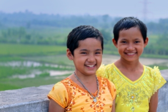 Grace and Sujata in India - Nonprofit Marketing Photography
