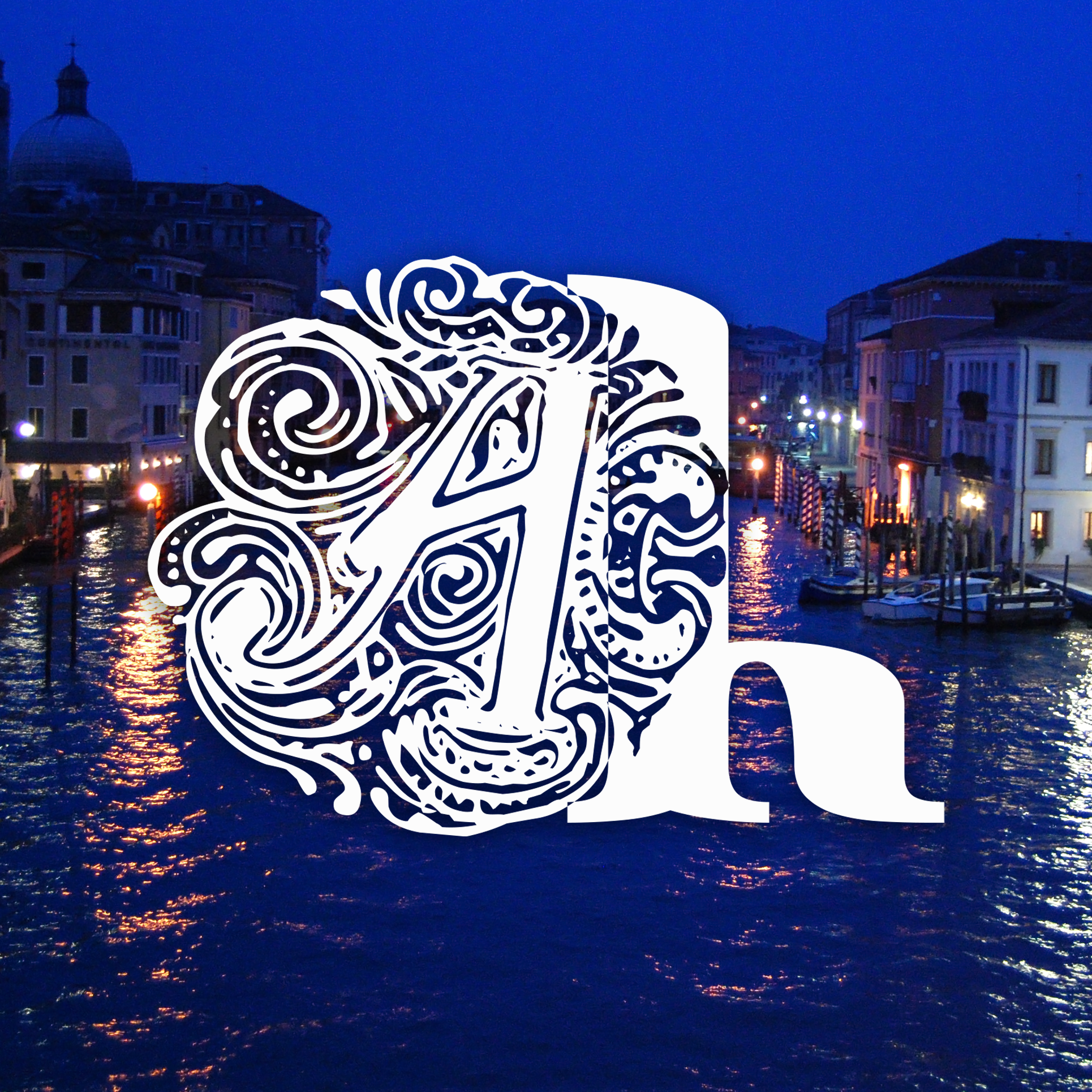 Amalia Howard Logo on Photograph of Venice